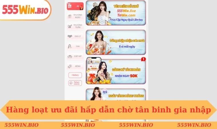 Hàng loạt ưu đãi hấp dẫn chờ tân binh gia nhập