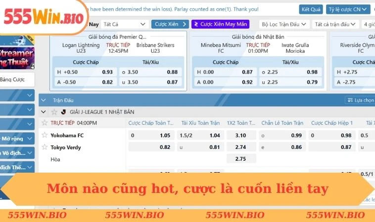 Môn nào cũng hot, cược là cuốn liền tay