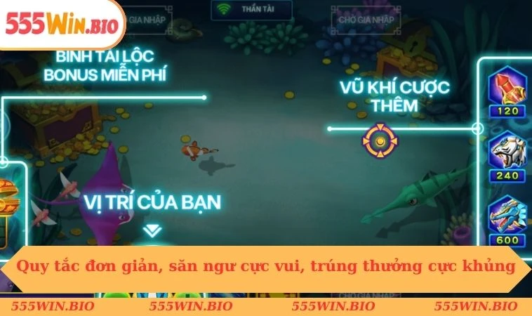 Quy tắc đơn giản, săn ngư cực vui, trúng thưởng cực khủng